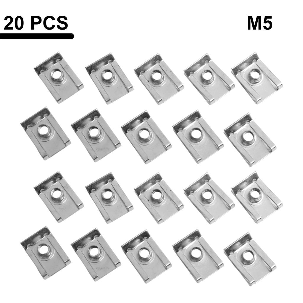 Neue Praktische U-Clips Spreizclips Befestigungen Paneel Hohe Qualität Zink Eine Größere Klemmkraft Plattiertes Metall U-Muttern