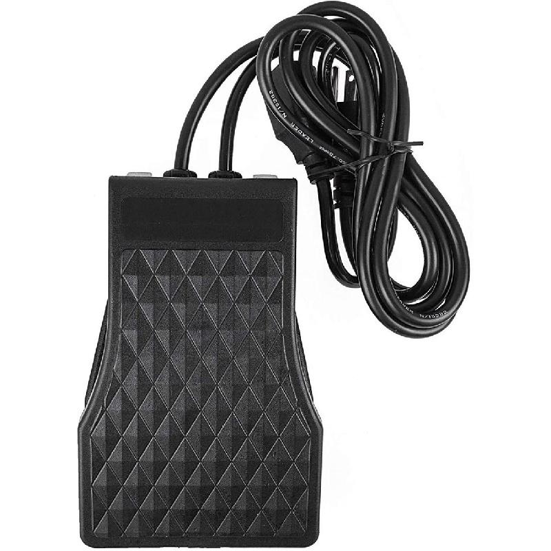 New Heavy Duty Foot Pedal Control Switch Tools Black for Rotary Power American Plug