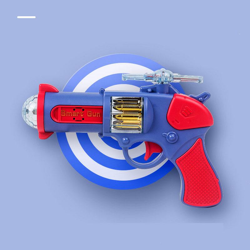 

Детский игрушечный пистолет-проекция, револьвер Desert Eagle, умный пистолет, вращающийся со звуками и огнями, подарки для детей