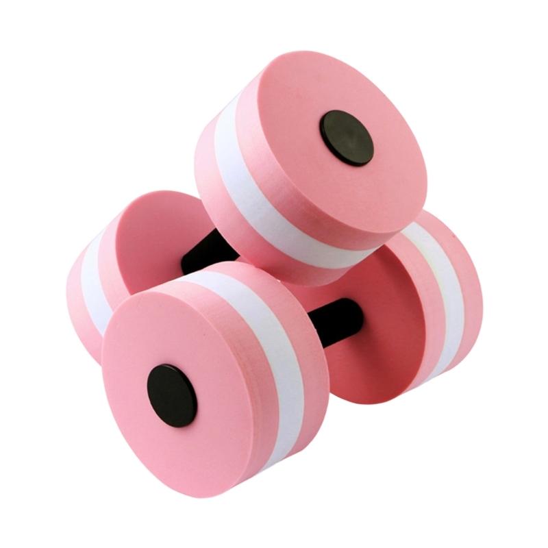 2Pcs Highly Density EVA Foam Dumbbell Aquatic Exercise Dumbells Fitness Barbells Water Fitness Exercises Equipment