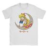 Sailor Moons T-Shirts Herren Reiner Baumwollstoff Vintage T-Shirt Rundhals T-Shirts Kurzarm Oberteile 4XL 5XL 6XL