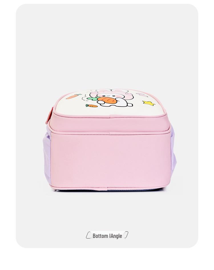Children's Cartoon Rabbit Backpack for Spine Protection - Toddler To Kindergarten Small & Medium Size