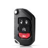 2 / 3 / 4 Buttons Flip Folding Remote Car Key Shell Case For Jeep Wrangler Gladiator   Auto Smart Keys Fob