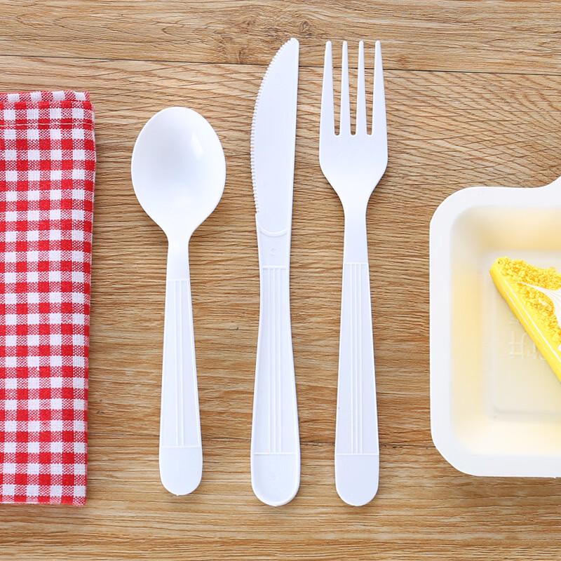 Xihe Thickened Disposable Plastic Spoons