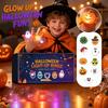 Halloween Rings 8-Piece Set in Color Gift Box