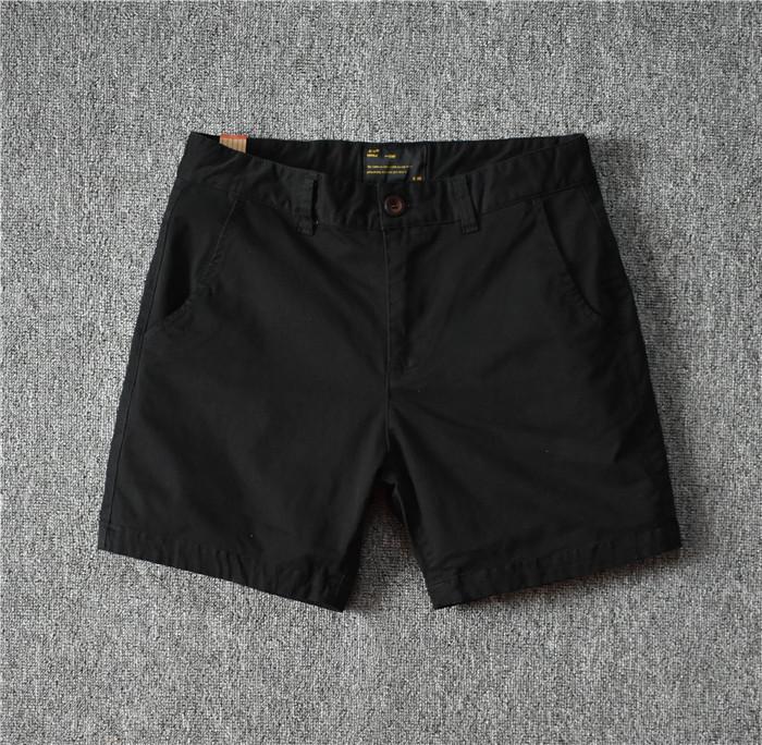 Men's Cotton Slim Fit Solid Color Three-Quarter Shorts - Trendy Summer Stretch Pants