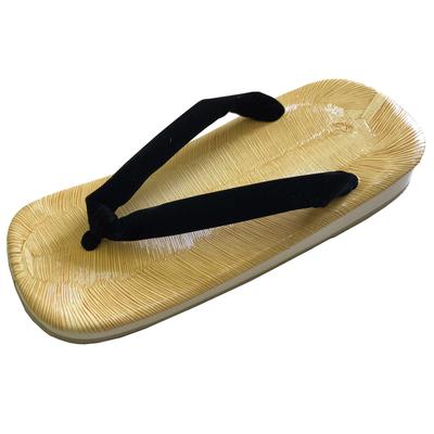 Edoten Geta Sandalen met Spons Gevoerd en Comfortabel voor Benen en Gele Maat 3L Zolen, Achterkant, Tatami, Zwart, (XXL), 28,5 cm
