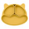 New BPA Free Baby Sucker Silicone Dining Plate Cartoon Children Dishes Plate Toddle Training Tableware Kids Feeding Bowls