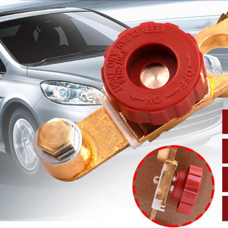 Quick Disconnect Battery Shut Offs Switch Top Post Battery Disconnect Switch for Truck Vehicle Battery Isolator