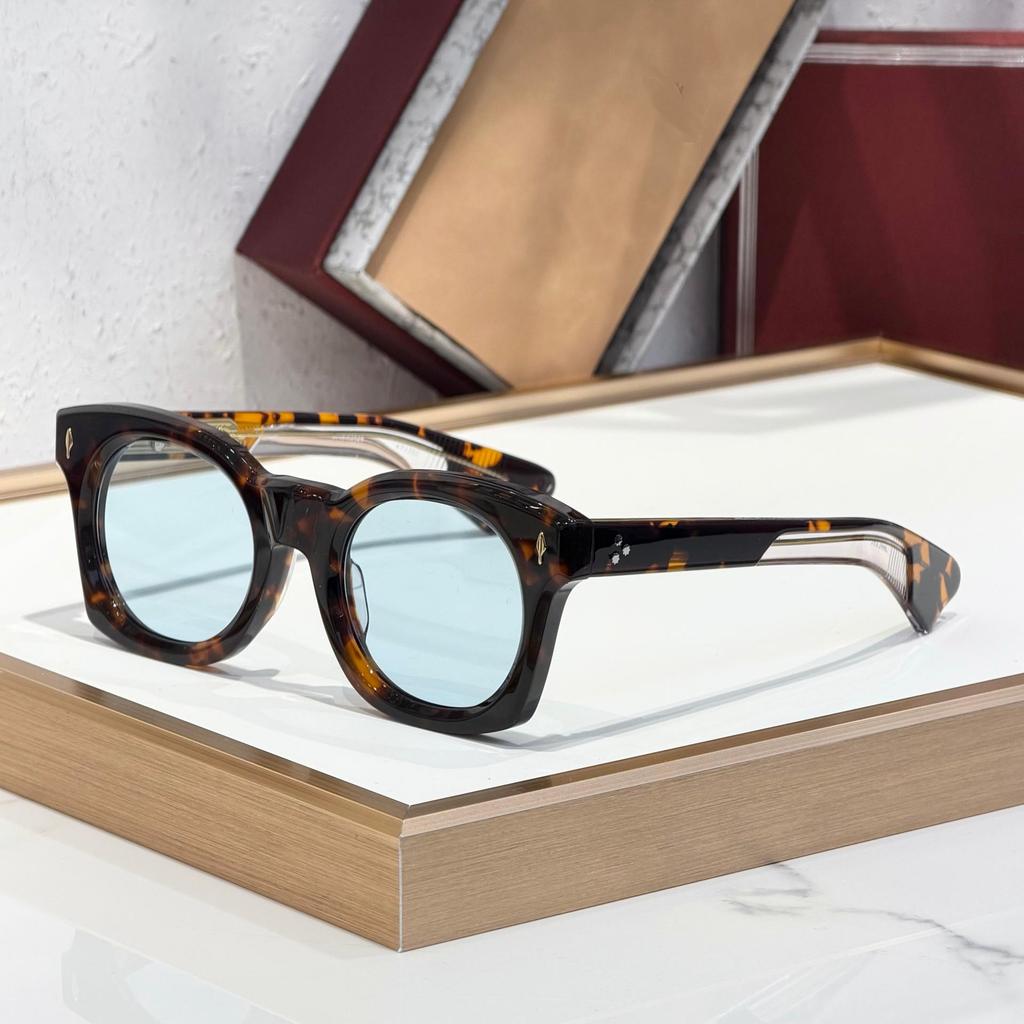 ELMYRI Trendige Handgefertigte Acetat-Sonnenbrille für Damen & Herren - Fotochemisch, Perfekt für den Urlaub & Partys