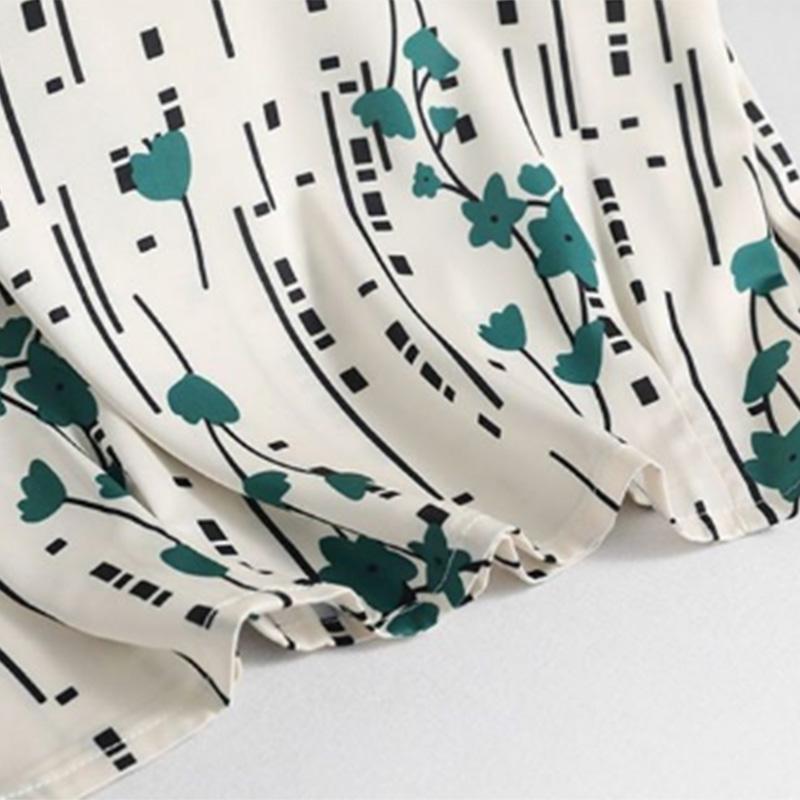 Eisseiden-T-Shirt für Damen mittleren und höheren Alters, Sommer, hochwertig, im westlichen Stil, modisch, große Größe, Druck, locker, bauchbedeckend, dünn, Oberteil für Mütter