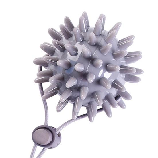 Spike Massager Grisp Effortless Finger Training Multi-functional Spiky Massage Grip Ball with Rope