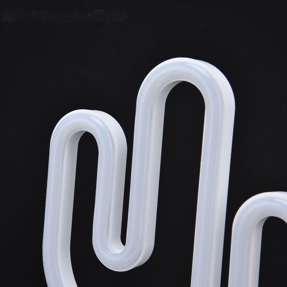 Desert Plant Neon Night Light Battery Operated LED Neon Lamp Portable Sign Light  Living Room