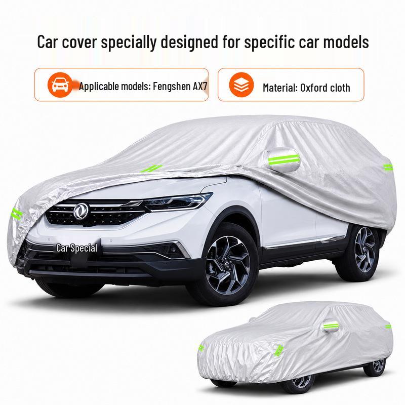 Fengshen AX7 Car Cover: Sun-Protective, Waterproof, Heat Insulating, All-Season Oxford Cloth