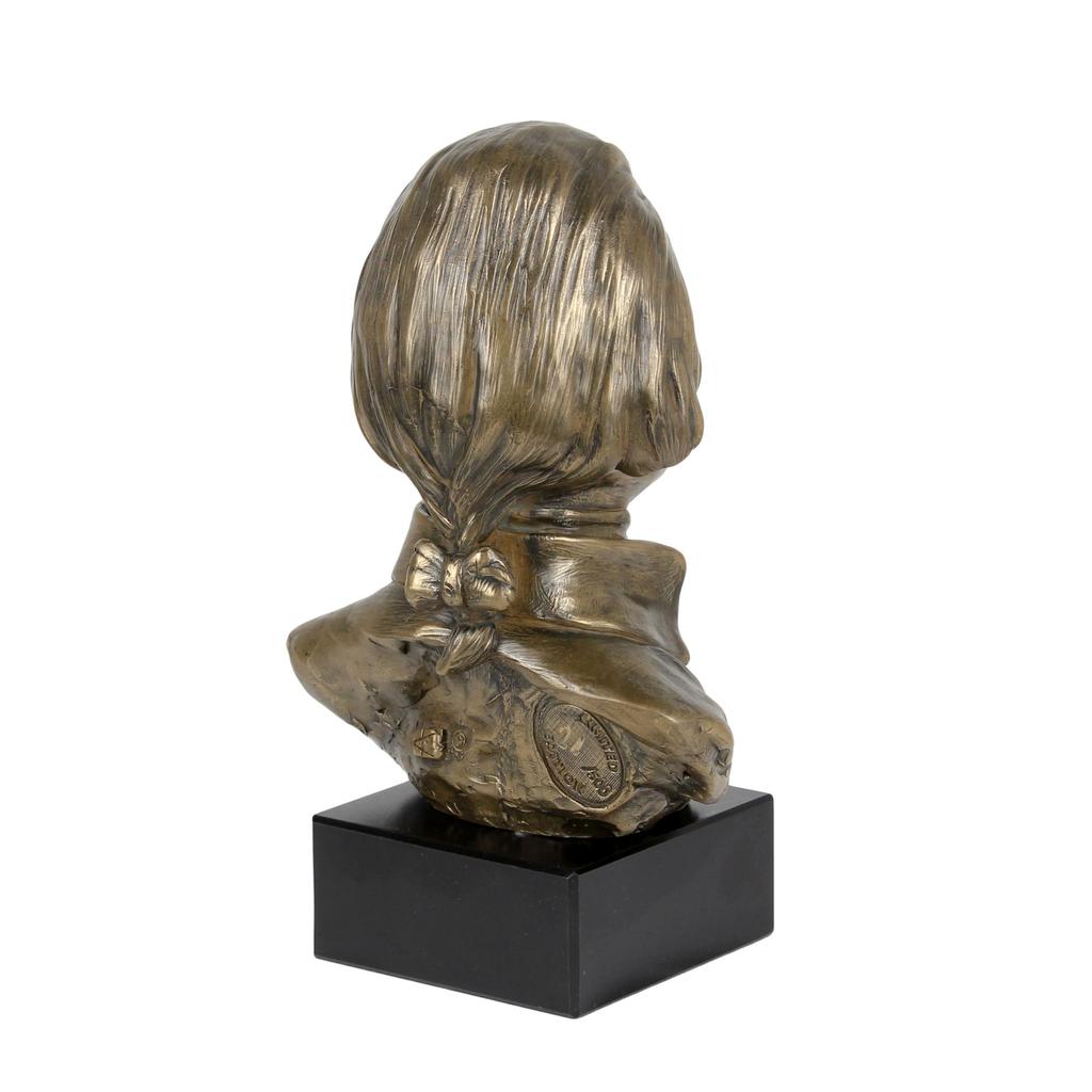 Thomas Jefferson - Marble Bust, Statuette of a Famous Person, Decoration for Office, School, and Hotel by the Art-Dog Brand