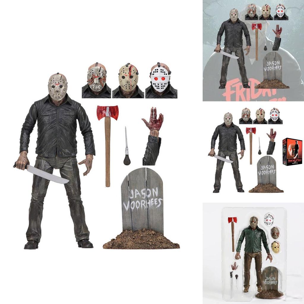Neca Vineri 13 Ediție Deluxe Figurină de Acțiune Jason Model 7" PVC Horror Colecționabilă