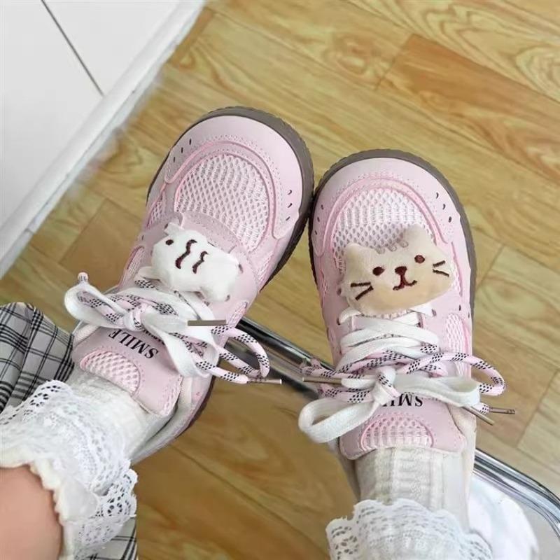 Student campus dopamine women's shoes summer new mesh breathable sports shoes fashion versatile casual shoes