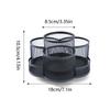 360 Rotatable Metal Mesh Pen Holder Multifunctional Stationery Organizer  Makeup Brush