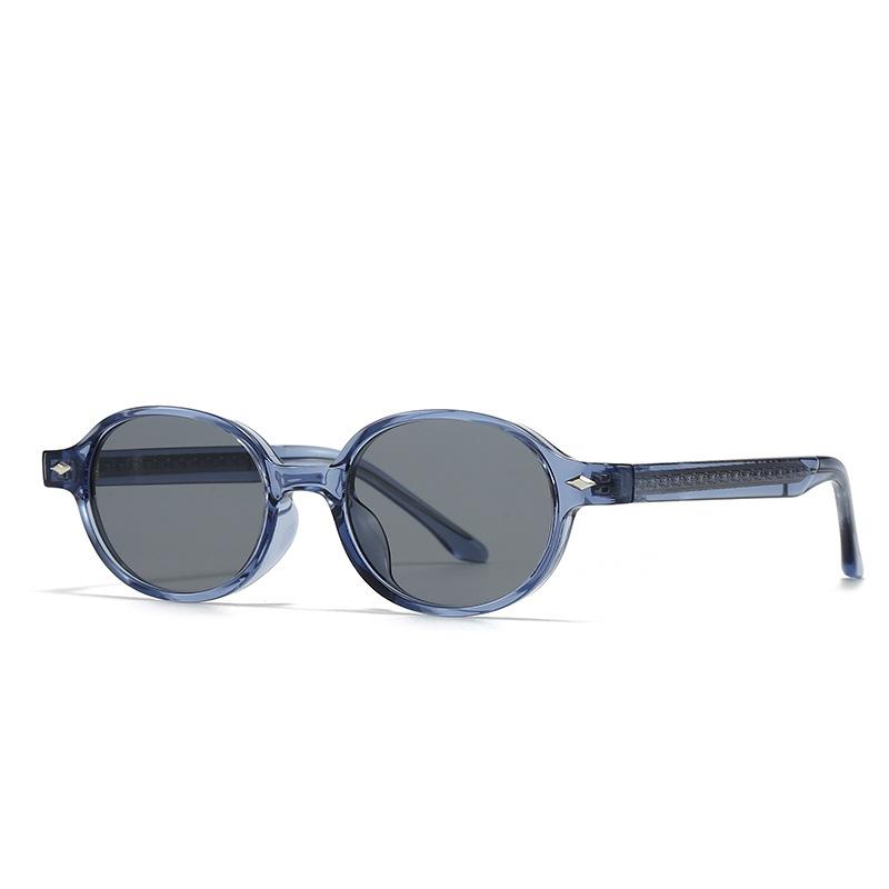  Retro Quality Small Oval Sunglasses Women Shades UV400 Fashion Rivets Men Sun Glasses