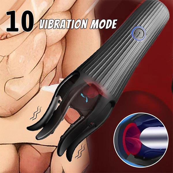 Adult Toys Sex Glans Trainer Penis Massage Male Masturbator Vibrating Glans Vibrator Sex Toys for Men Mens Sex Toys Penis Training Stimulator