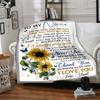 1pc Niece Aunt Love Quotes Blanket - Perfect Gift for Birthdays, Christmas & Halloween- Soft, Warm & Versatile Yy250909166
