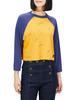 Lee Print Raglan In Mustard Women's All-Over T-Shirt