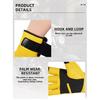 Retro Winter Motorcycle Leather Gloves with Certified Lined with Fleece for Warmth Protective Anti-fall Touch Motocross Gloves