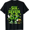Meme 6-7 Shamrock Six Seven 6 7 St Patricks Day 67 T-Shirt