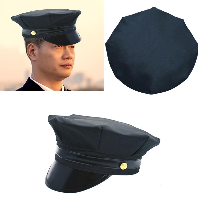 Octagonal Polices Hat Militaries Style Hat Themed Party Styling Accessory For Role Play Costume Party And Cosplay Event