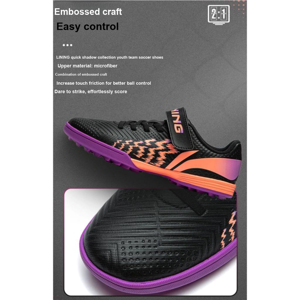 Li Ning Dětské volnočasové nízké kopačky Dětské kopačky Černé YKGU008-5