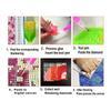 Kit Pittura Diamante Natale Fai da Te Babbo Natale Renna Mosaico Pittura con Perline Artigianato per Decorazione Murale Casa Festiva