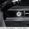 Car Engine Start Stop Button Panel Frame Decoration Cover Trim For KIA Optima / K5 GT - 2025 Stainless Steel Accessories