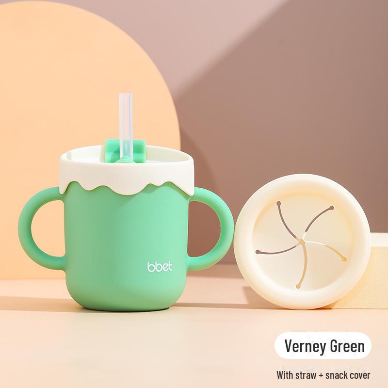 "Portable Baby Elephant Silicone Snack Bowl - Anti-Spill, Food Storage, Fruit Cup"