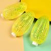 Glitter Corn Squeeze Toy Slow-Rising TPR Fidget for Stress Relief Realistic Vegetable-Shaped Decompression Gadget for Kids Adults