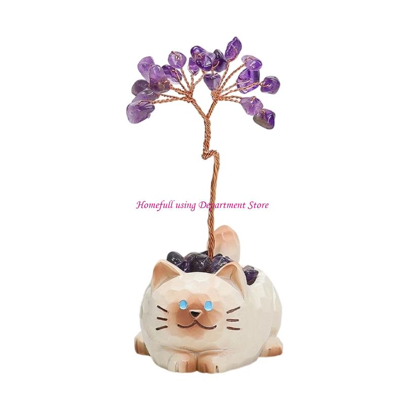 Кристальные Деревья Бонсай Кварцы Кристальное Денежное Дерево Бонсай Фэн Шуй Декор Подарок