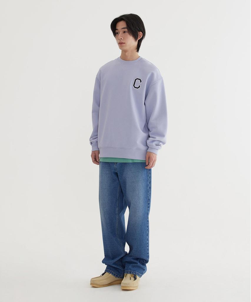 COVERNAT C Logo Sweatshirt Lavender