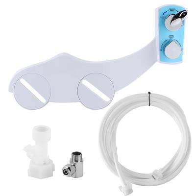 Non Electric Bidet Spray Bathroom Toilet Seat Attachment Hot and Cold Water Flusher US