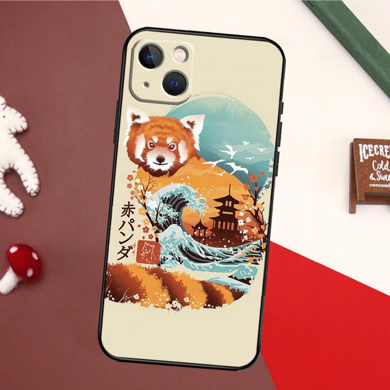 Red Panda Phone Case For iPhone 16 15 14 13 12 Mini 11 Pro Max X XR XS Plus Bumper Back Cover