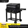 Carrinho de Mão para Churrasqueira e Defumador ao Ar Livre Estilo Americano