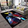 3D Cartoon UFO Robot Grendizer Anime Carpet Rug for Home Living Room Bedroom Sofa Doormat Decor,kids Area Rug Non-slip Floor Mat