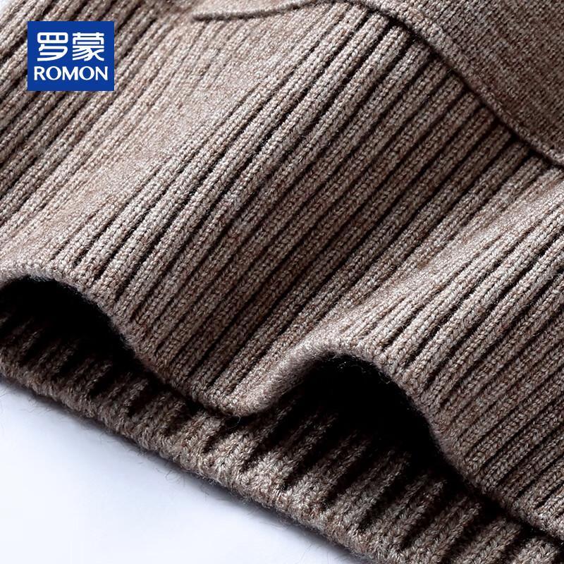 ROMON Men's Light Luxury Cashmere Blend Knit Cardigan