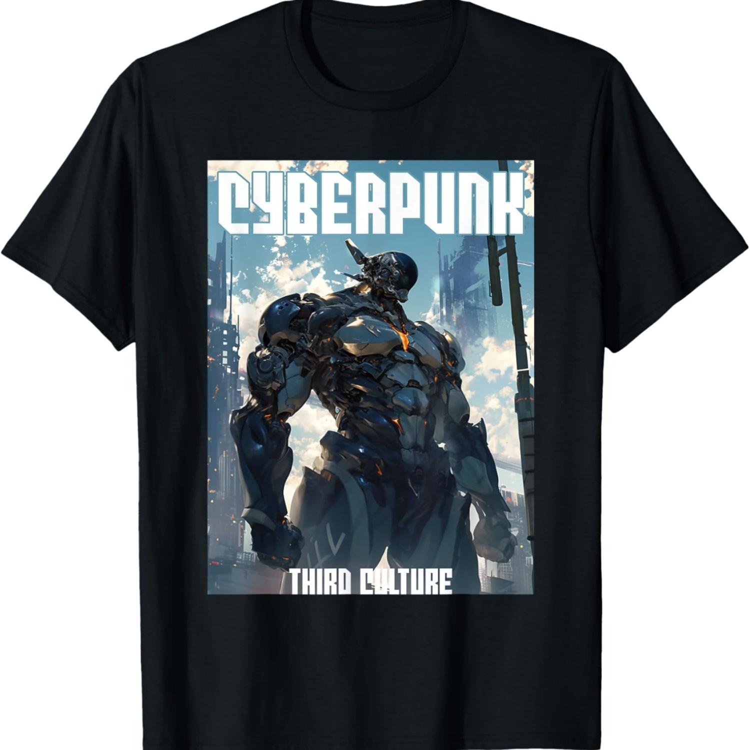 

CYBERPUNK CYBERNETIC BIG ROBOT T-Shirt S