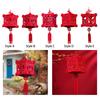 Chinese Lantern Decorative Lucky Cube 3D Chinese New Year Lantern Felt for Celebration Indoor Outdoor Wedding Home Decor