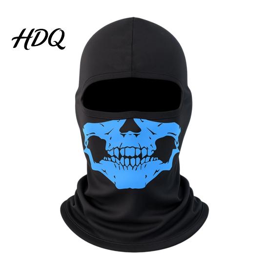UV Protection Face Cover Skull Neck Gaiter Balaclava Full Mask Breathable Sun Shield Mask Ice Silk Guard for Outdoor Cycling Motorcycle Riding Dust
