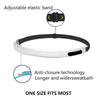High Elastic Silicone Sweatband Performance Headbands Channels Sweat Away From Eyes, Universal Fit with Elastic Strap Hairband