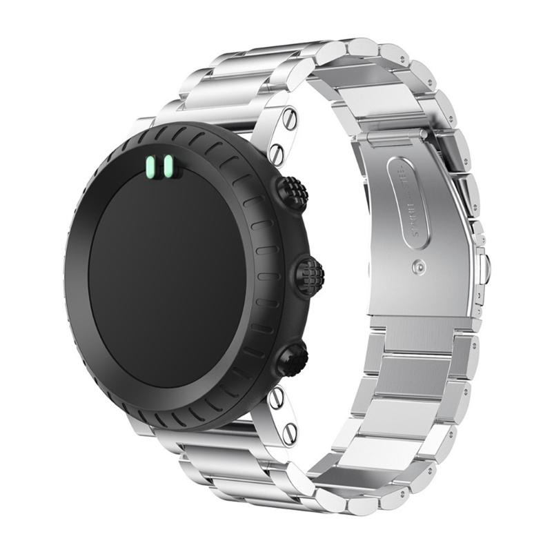 Metall-Uhrarmband Edelstahl-Armband Riemen Dickes Design für mehr Komfort Unisex Geeignet für Alle Anlässe