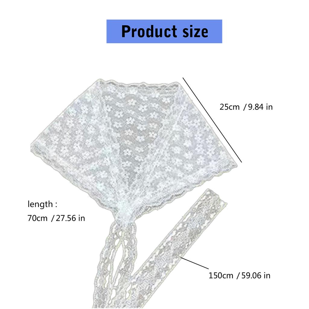 Lace Accented Waist Wrap Including Adjustable Mesh Skirt Layer And Fashionable Scarf Tie
