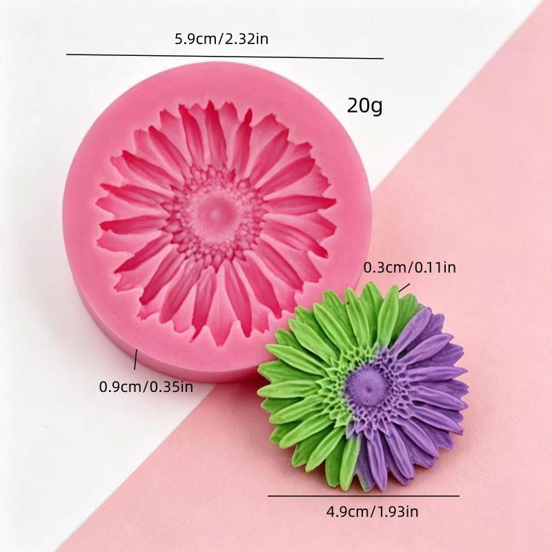 DIY Flower Silicone Mold for Handmade Fondant Cake Decorations
