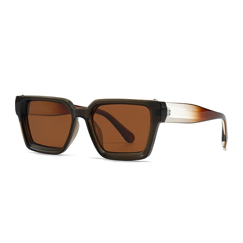 Vintage Square Sunglasses Women Brand Oversized Polarized Sun Glasses Men Retro Eyeglasses Shades Goggle UV400 Oculos