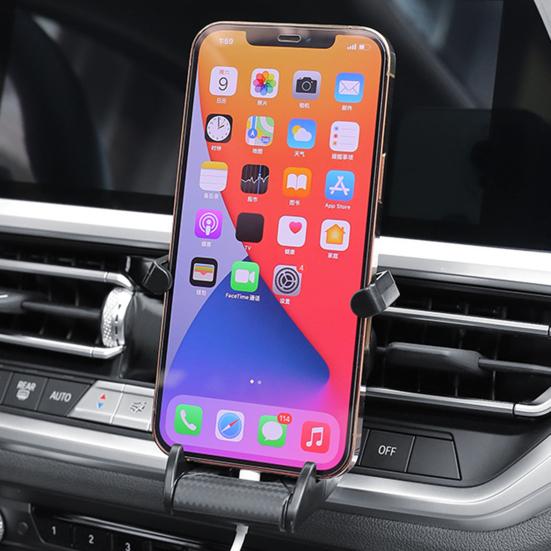 Car Racing Seat Phone Holder for Air Vent Stable Anti-Fall Design Universal Clip Mount for Smartphones Secure Hold On Bumpy Roads
